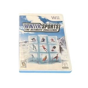Winter Sports The Ultimate Challenge Nintendo Wii‎ Video Game Complete Fun Kids